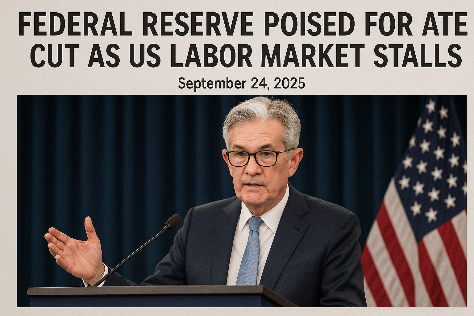 Federal Reserve Poised for Rate Cut as US Labor Market Stalls