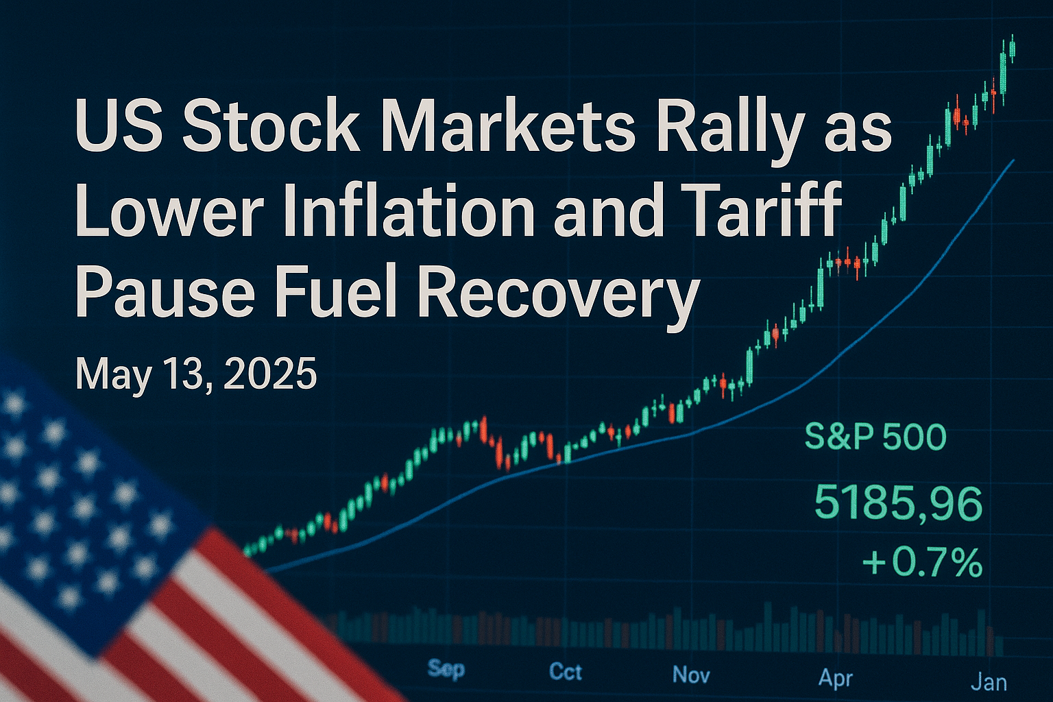 US Stock Markets Rally as Lower Inflation and Tariff Pause Fuel Recovery